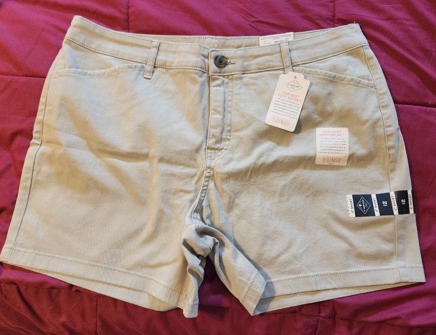 Women's Khaki Shorts Size 12