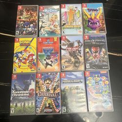 Nintendo Switch Games Bundle – 12 Games 🎮