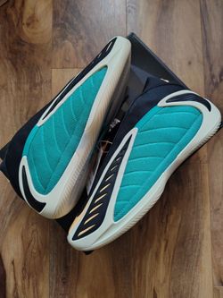 Adidas Anthony Edwards AE 2 EQT Green Mens Basketball Hoops Shoes Men's size 10