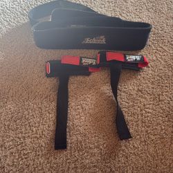 Schiek Weight Lifting Belt And wrist Straps
