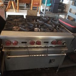 6 buner stove