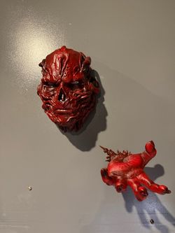 3D Printed Vecna Head and Hand Wall Art from Stranger Things