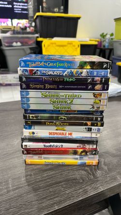 Lot of 15 Kids Animated DVDs