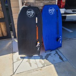 BZ BOOGIE BOARDS WITH CUSTOM LEASHES