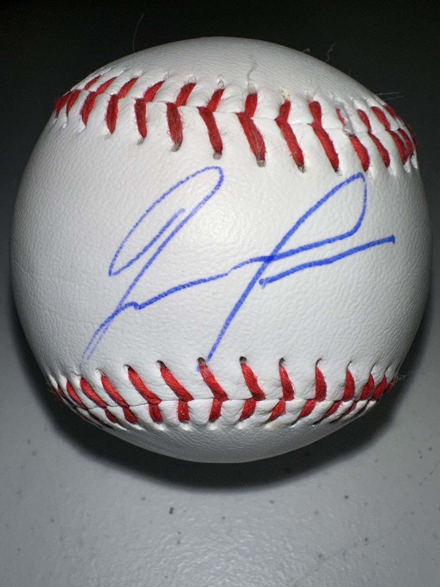 RONALD ACUNA JR. SIGNED ATLANTA BRAVES AUTOGRAPHED BASEBALL W/COA - 802