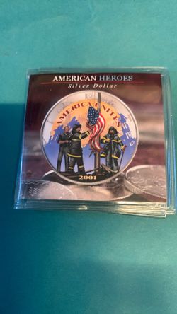 2001 American Heroes Silver Dollar