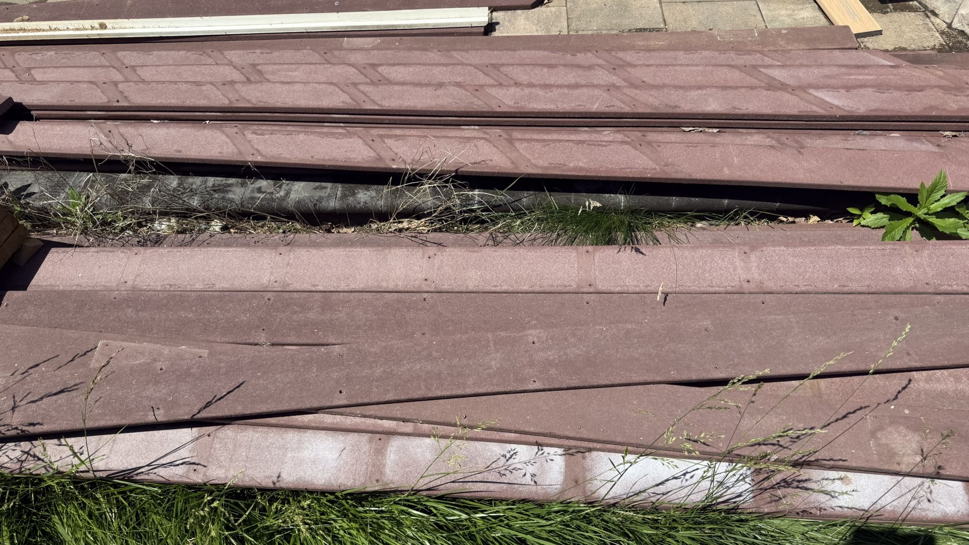 Trex Decking Boards In Madeira Color