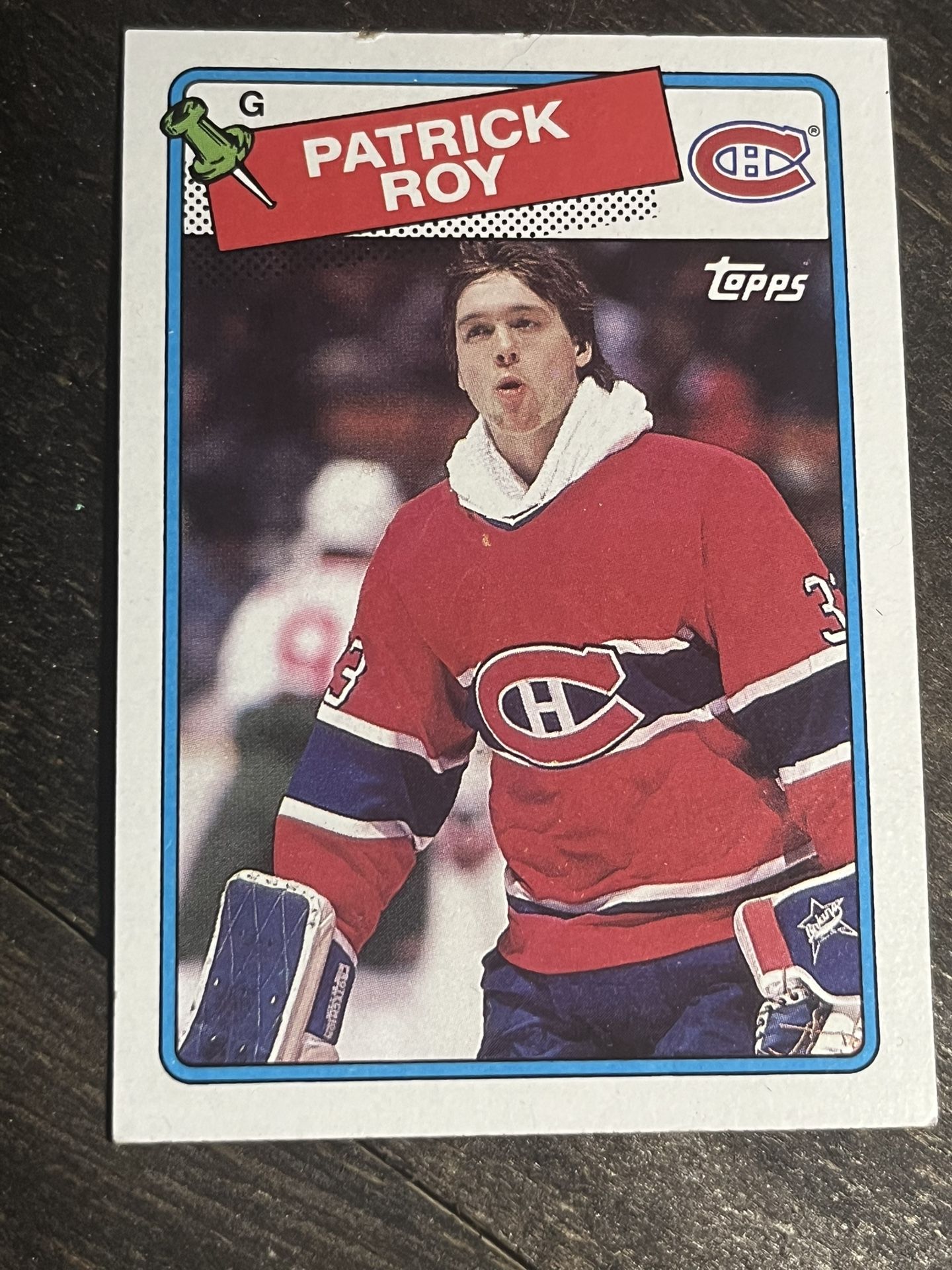 1988 Topps Patrick Roy Card