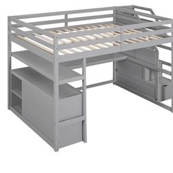 Full Bunkbed With Desk