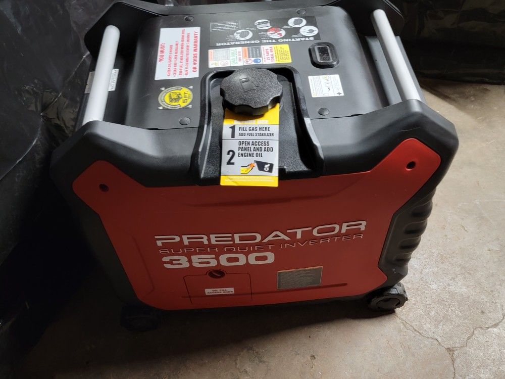 Predator 3500 Watt Super Quiet Inverter Generator for Sale in Stockton