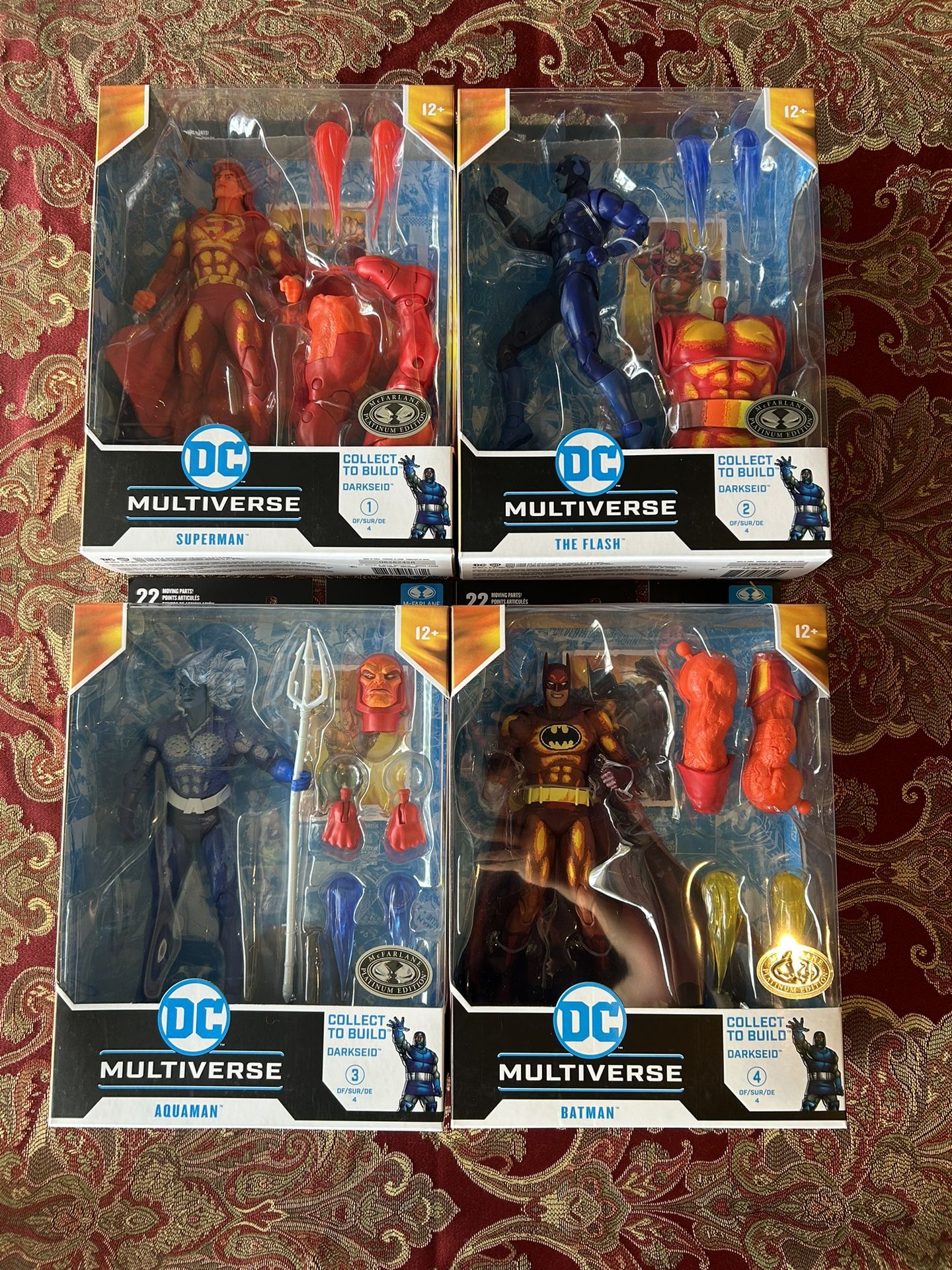 McFarlane DC Multiverse | Justice League Task Force (Platinum) SET! BAF Darkseid