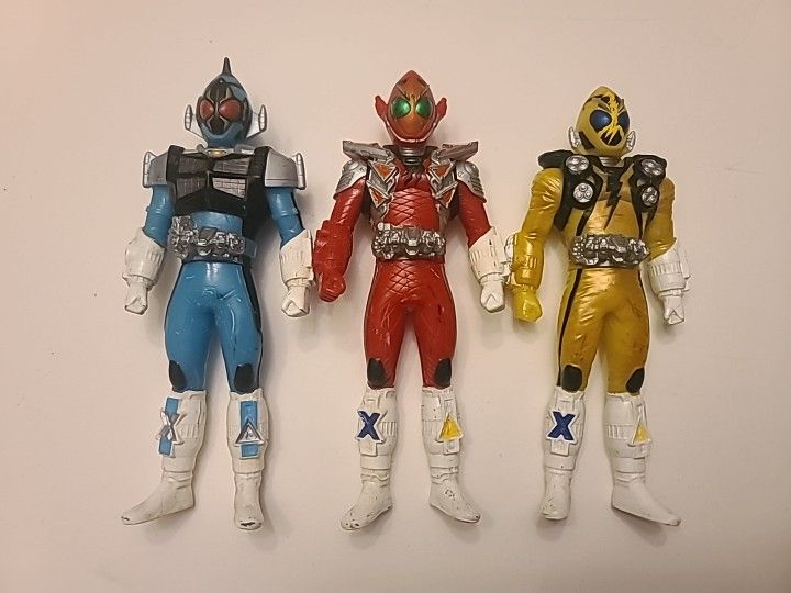 Bandai Kamen Rider Lot of 3 Action Figures