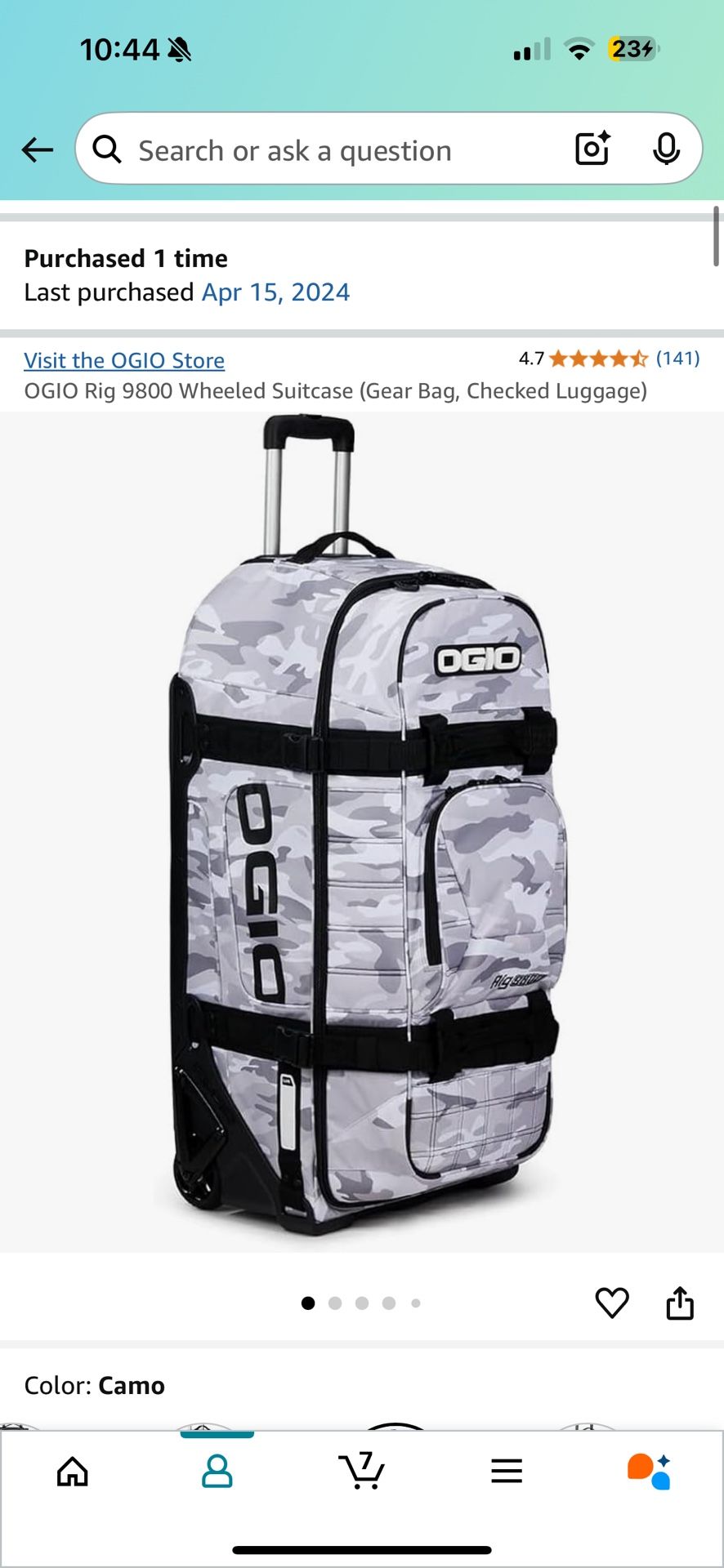 OGIO Dirtbike/quad Riding Bag