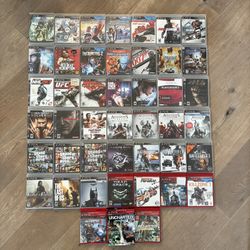 PS3 Games 44 PS3 Games Selling All Together