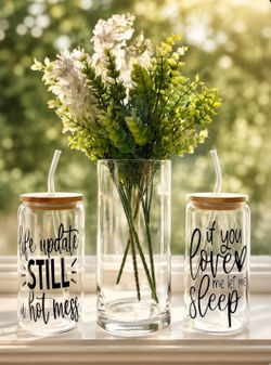 Custom-Made Glass Tumbler