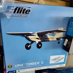 E-flite UMX Timber X RC Airplane blind and fly special deal $169