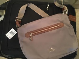 New with tags coach canvas crossover bag
