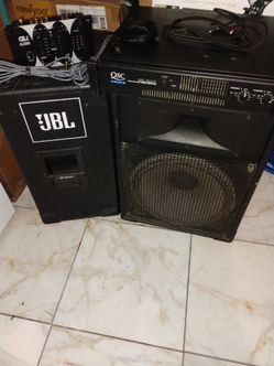 JBL Passive Speakers  w/ QSC Audio  RMX 1850HD Amp