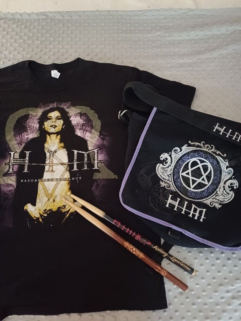 Vintage HIM band Merchandise Lot