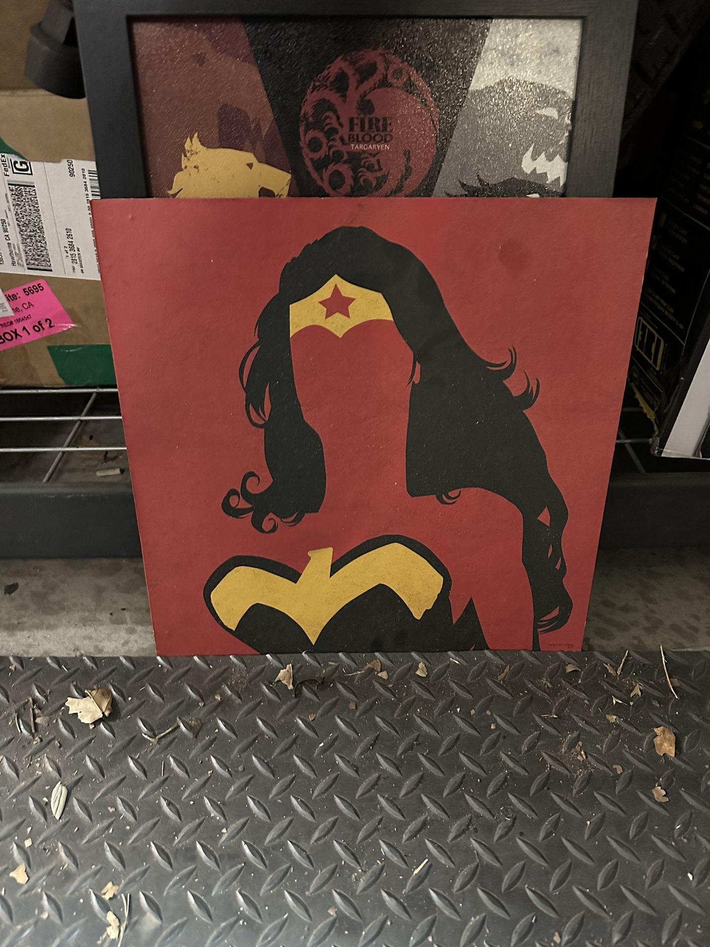 Painting Wonder Women Art Work Portrait
