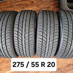 275 / 55 R 20 (4) TIRES ATREZZO 