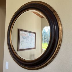 Beautiful Round Beveled Mirror