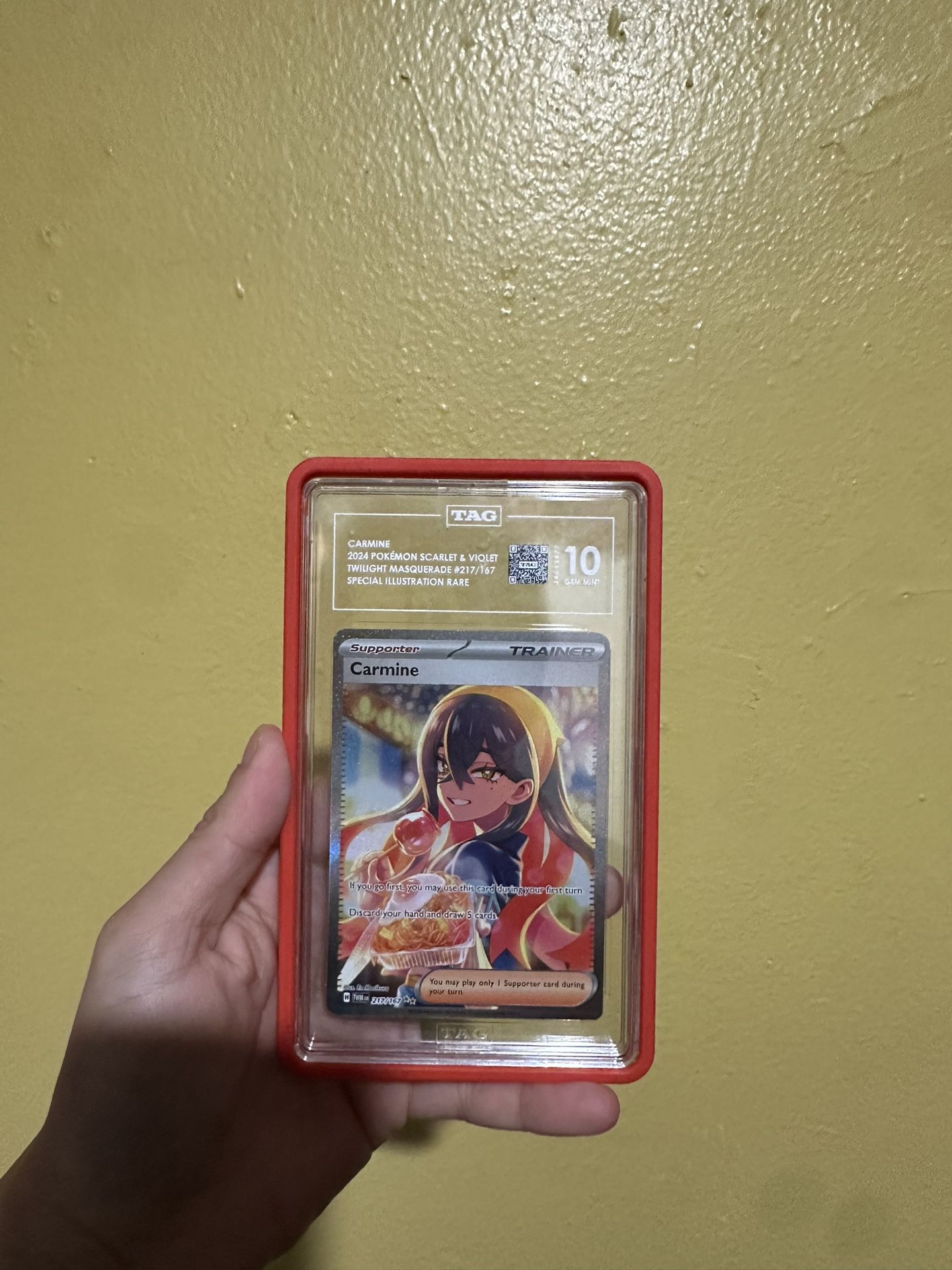 Carmine Gem Mint Tag 10