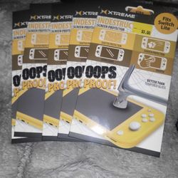 Sceen protectors nintendo switch lite 