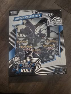 Pokemon Black Bolt Binder Collection