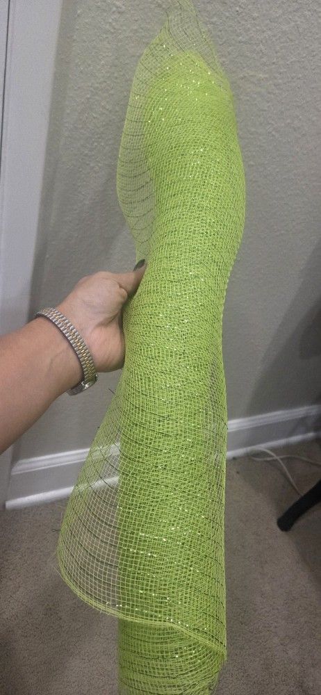 Green Apple Mesh Christmas Decor