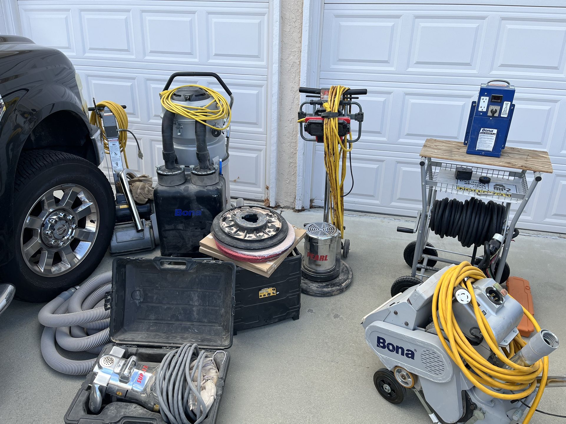 Hard Wood Floor Sanding Equipments