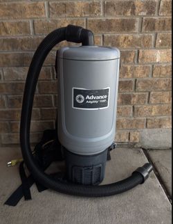 Nilfisk Advance Agility 10XP Backpack Vacuum w/ Hose and Bag