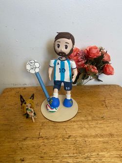 Centro de mesa Messi (bolígrafo) se personaliza cualquier trabajo