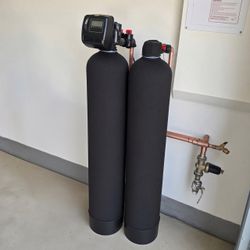Custom New Dual Tank Salt Free Conditioner + Alkaline RO Kitchen Drinking System