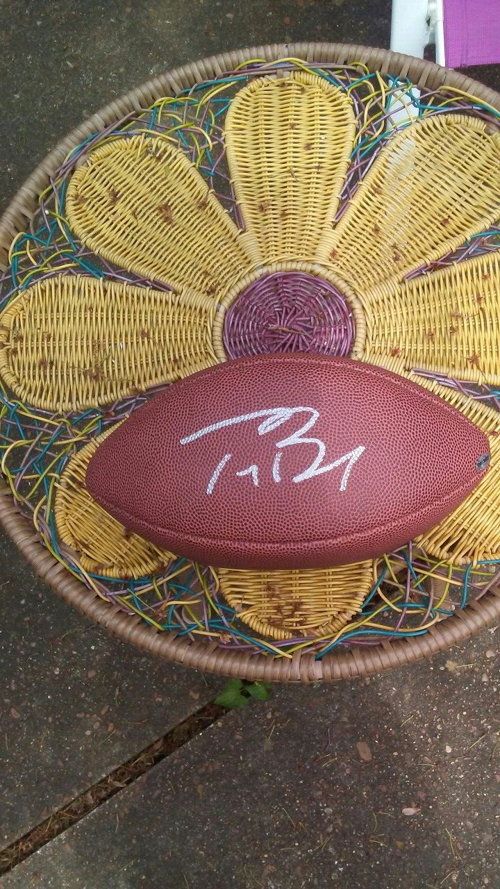 Tom Brady Autographed Deflate Gate Football