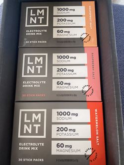 Three Boxes Of Element electrolyte, powder Packets.