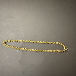 Real 18k / 750 Gold Rope Chain