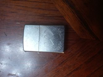 Custom double heart etched zippo lighter