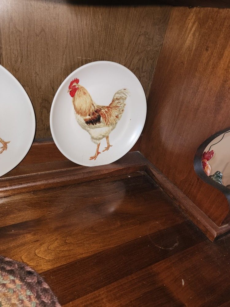 Rooster Plates