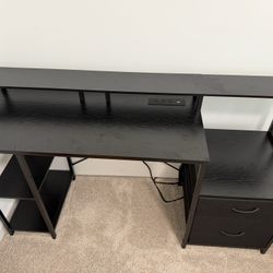 Office Desk With printer Stand