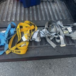 (4) Heavy Duty Ratcheting Tie Downs