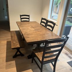 Kitchen Table And Chairs/bench