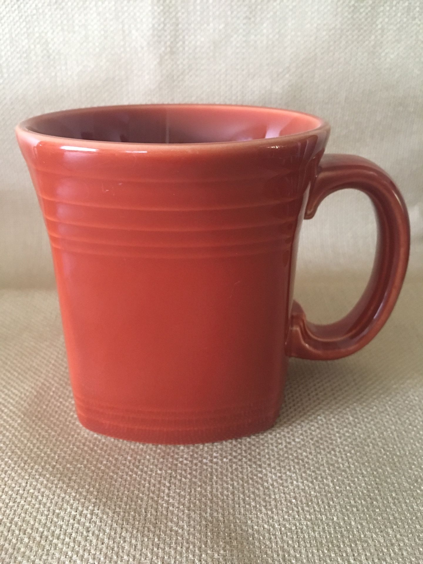Fiestaware Square 13oz Mug, color “Paprika”