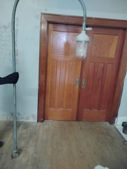 Industrial Style Indoor/Outdoor Lamp. 