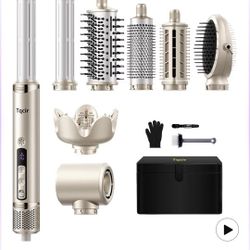 Tqcir 8 In 1 Air Wrap Hair Styler Rose Gold 