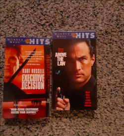 Executive Decision & Above the Law VHS Tapes