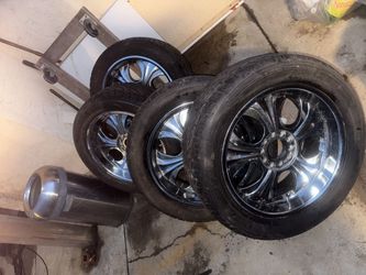 Chrome Rims 295 /45R20 5 Lug Fits Ford