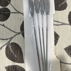 2 Packs Of 18.75" 4pc Metal Meat Skewers Silver - Room Essentials™: Stainless Steel