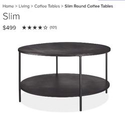 Coffee Table - Room & Board - 36" x 16" 