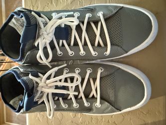 Converse High-Top Sneakers Gray and Navy